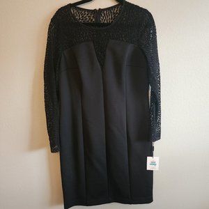 Black cocktail dress